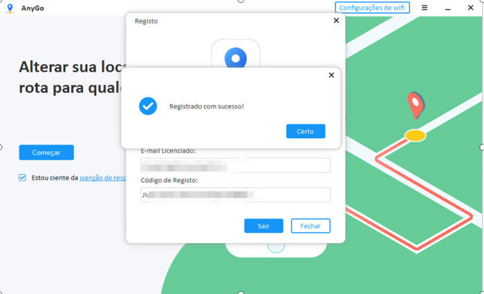 anygo win registrar com sucesso