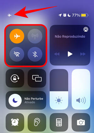 ative modo aviao iphone
