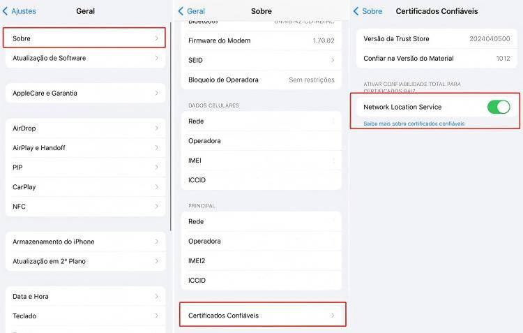 Certificados Confiáveis
