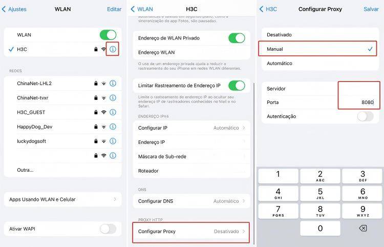 Configurar proxy mocpogo