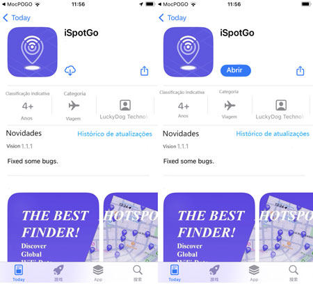 Baixe iSpotGo na app store AnyGo for Android