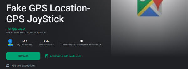 gps joysticak operacao