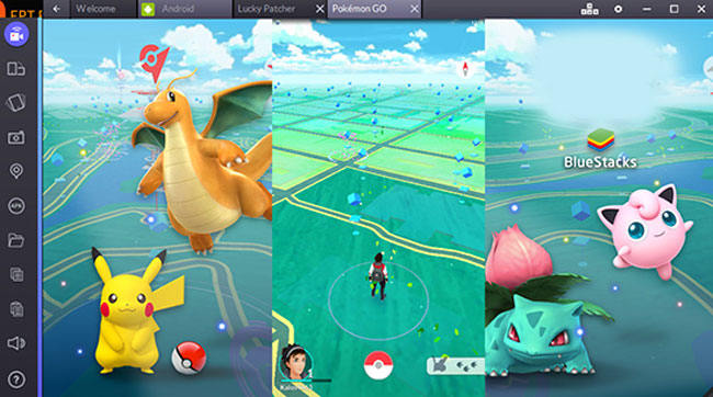 Jogar Pokémon Go no PC usando BlueStacks