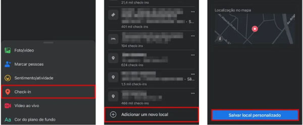 localizacao personalizada