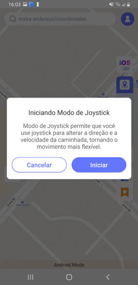 gps joystick mode AnyGo for android