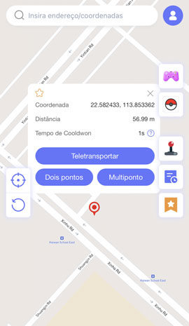 Página inicial AnyGo for Android