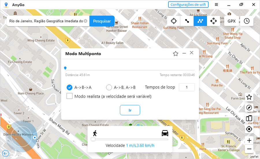 pausa multi spot rota anygo
