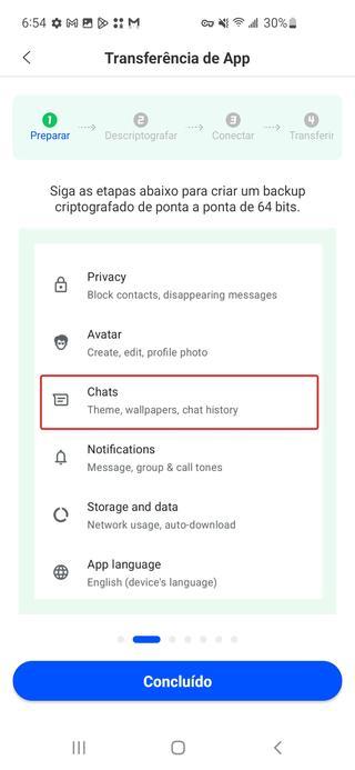 create encrypted backup